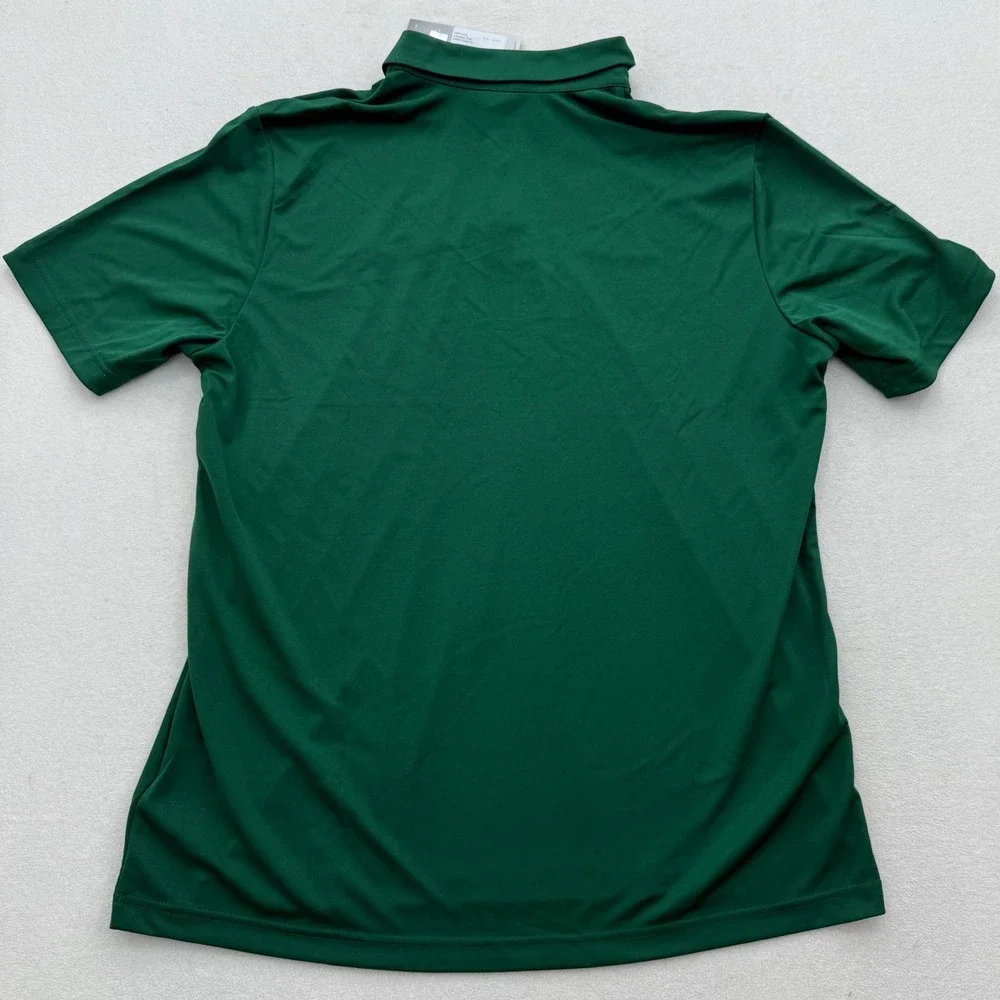 Adidas Entradas 22 Polo Shirt Mens L Large Utah Valley Green Performance Golf‎